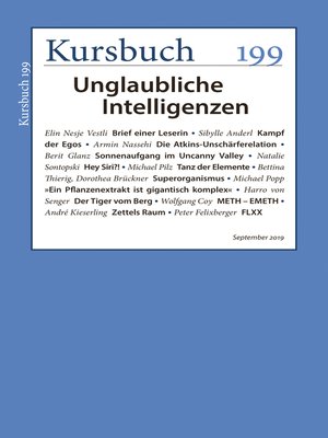 cover image of Kursbuch 199